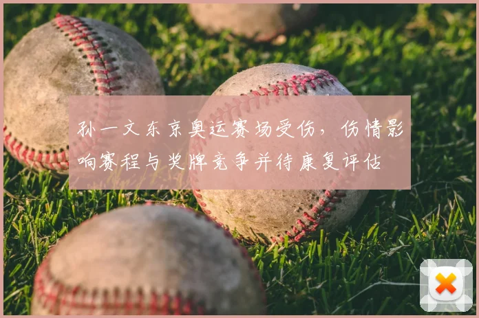 孙一文东京奥运赛场受伤,伤情影响赛程与奖牌竞争并待康复评估